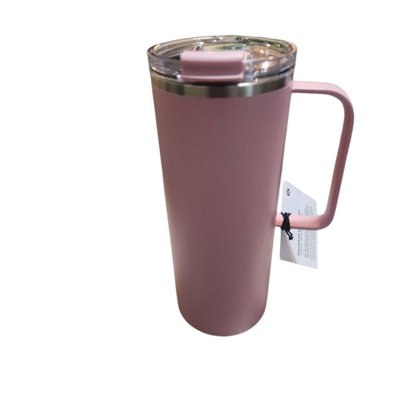 NWT lululemon Pink Insulated Mug 20oz - Picture 3 of 6